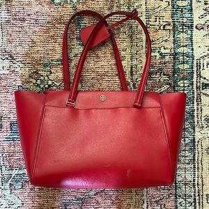 Red Tory Burch Tote